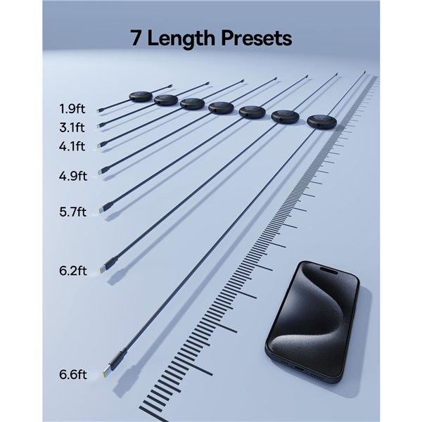 Baseus Free2Pull Mini Charging Cable USB-C USB-C 100W 2m Black