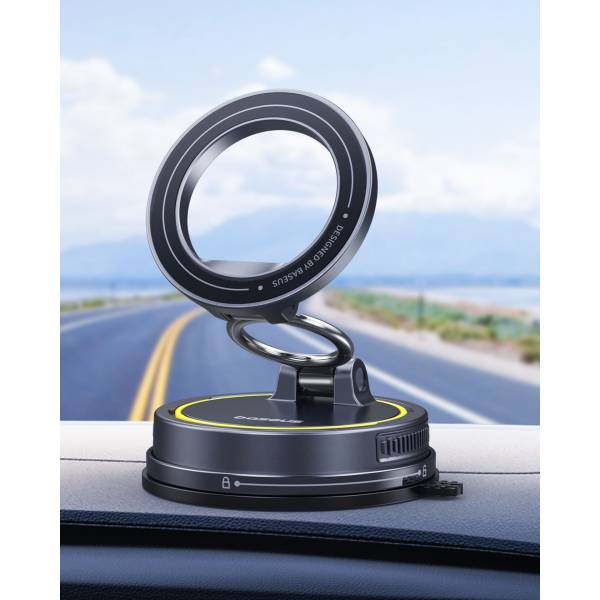 Baseus VC2 Flex Magnetic Car Mount Suction Cup Black