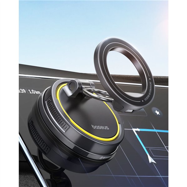 Baseus VC2 Flex Magnetic Car Mount Suction Cup Black