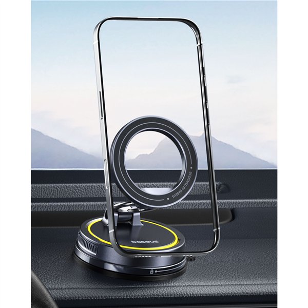 Baseus VC2 Flex Magnetic Car Mount Suction Cup Black