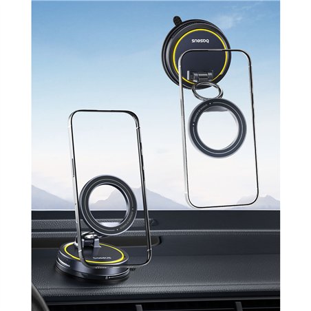 Baseus VC2 Flex Magnetic Car Mount Suction Cup Black