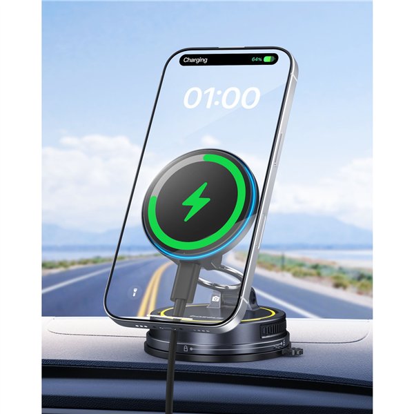 Baseus PrimeTrip VC2 Flex Pro Car Charger Mount Black