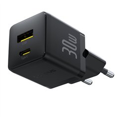 Baseus Palm Fast Charger C+U 30W EU Cluster Black