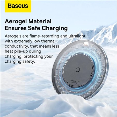 Baseus Simple 2 Wireless Charger 15W Cluster Black