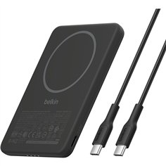 Belkin BoostCharge Slim 5000mAh mag.Powerb. 7,5W schw.BPD010hqBK