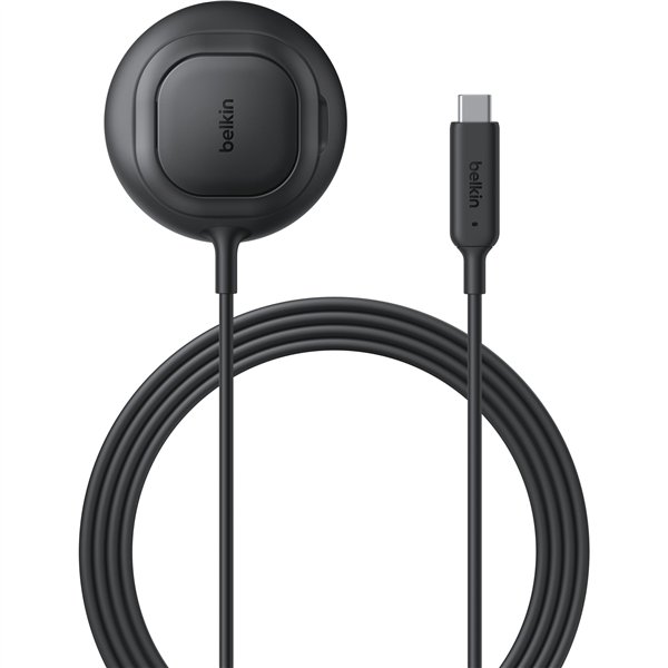 Belkin UltraCharge Ladepad Qi2 25W m.Standfuß schw. WIA013hqBK