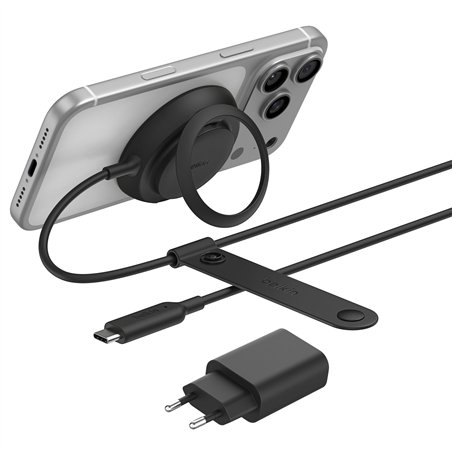 Belkin UltraCharge Ladepad Qi2 25W mit Netzteil schw.WIA014kqBK