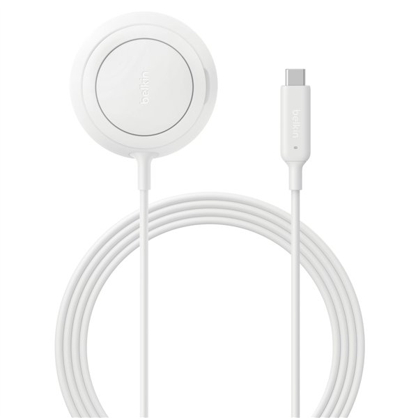 Belkin UltraCharge Ladepad Qi2 25W mit Netzteil weiß WIA014kqWH