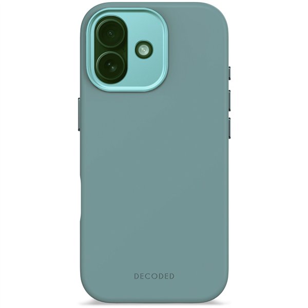 Decoded AntiMicrobial Silicone Backcover iPhone 17 Retro Blue