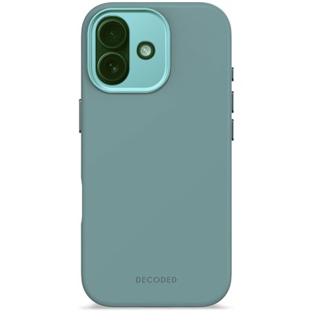 Decoded AntiMicrobial Silicone Backcover iPhone 17 Retro Blue