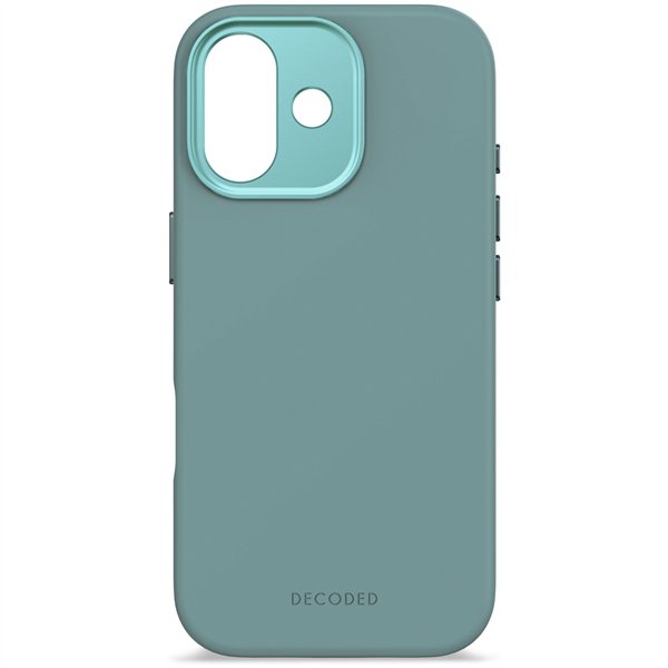 Decoded AntiMicrobial Silicone Backcover iPhone 17 Retro Blue