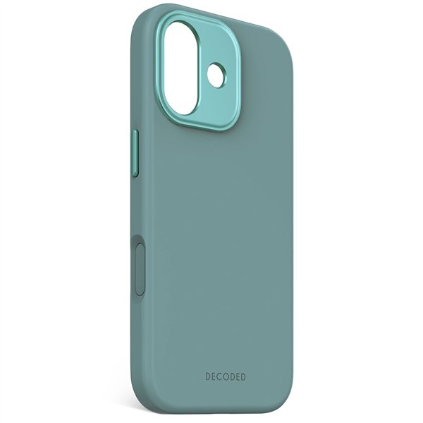 Decoded AntiMicrobial Silicone Backcover iPhone 17 Retro Blue