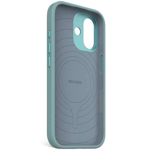 Decoded AntiMicrobial Silicone Backcover iPhone 17 Retro Blue