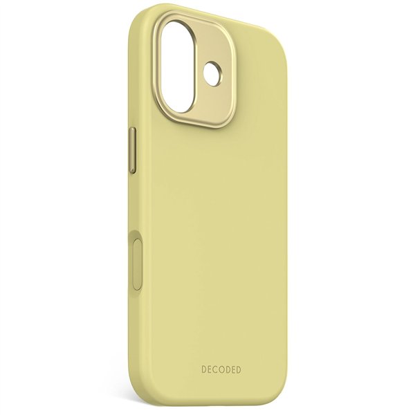 Decoded AntiMicrobial Silicone Backcover iPhone 17 Yuma Yellow