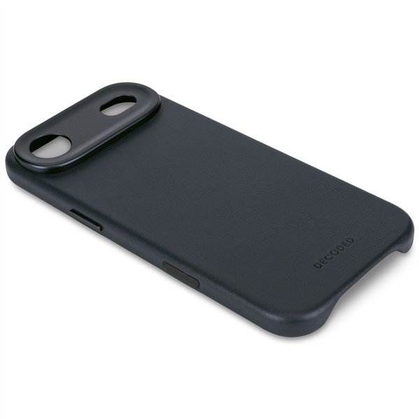 Decoded Leather Backcover iPhone 17 Navy Shadow