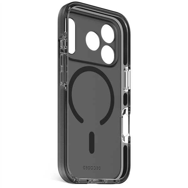Decoded DropTec Transparent Backcover iP 17 Pro Black