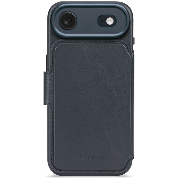 Decoded Leather Detachable Wallet iPhone 17 Air Navy Shadow