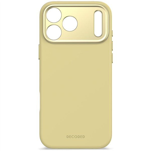 Decoded AntiMicrobial Silicone Backcover iP 17 Pro Max Yellow