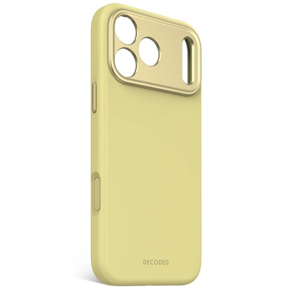 Decoded AntiMicrobial Silicone Backcover iP 17 Pro Max Yellow