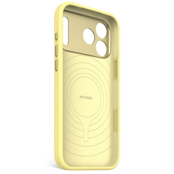 Decoded AntiMicrobial Silicone Backcover iP 17 Pro Max Yellow