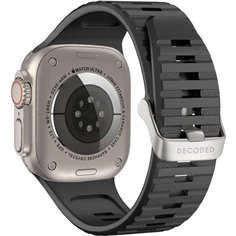 Decoded Silicone Ultra Traction Strap 42/44/45/49mm Black