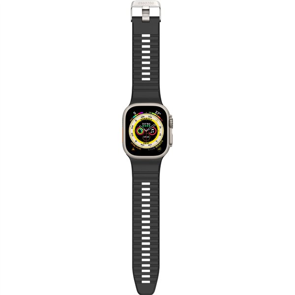 Decoded Silicone Ultra Traction Strap 42/44/45/49mm Black