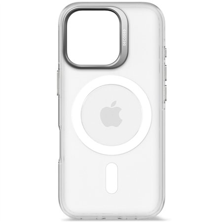 Decoded Recycled Plastic Backc. iPhone 16 Pro Transparent White