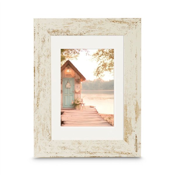 Hama Cottage Altweiß       13x18 Kunstst.inkl.Passepartout 193344