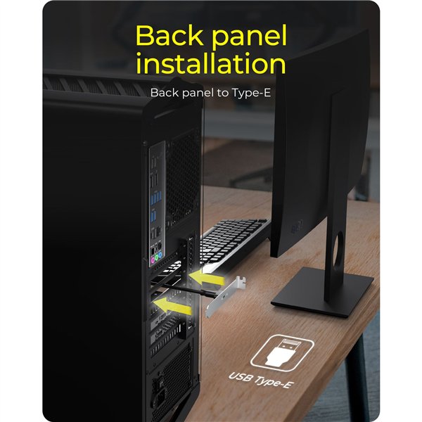 ICY BOX IB-AC553 Adapter USB-E zu USB-C 20Gbit/s