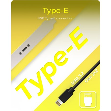 ICY BOX IB-AC553 Adapter USB-E zu USB-C 20Gbit/s