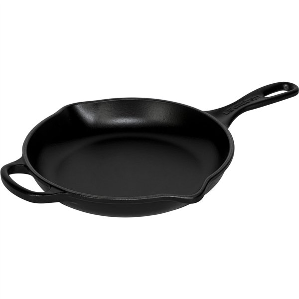 Le Creuset padella per friggere e da portata ghisa nero 23 cm