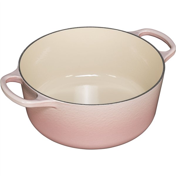 Le Creuset Signature cocotte rotonda ghisa 24cm shellpink
