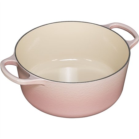 Le Creuset Signature cocotte rotonda ghisa 24cm shellpink