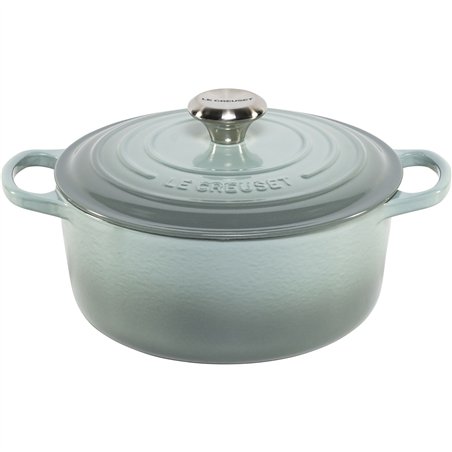 Le Creuset Signature Bräter rund 24 cm sea salt