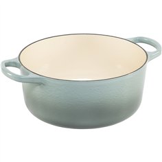 Le Creuset Signature Bräter rund 24 cm sea salt 2