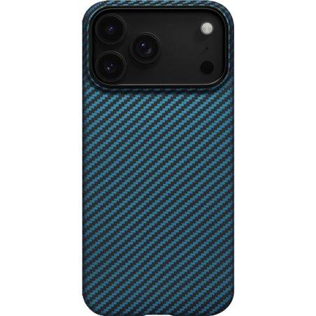 Pitaka Ultra-Slim Case for iPhone 17 Pro Blue/Grey Twill