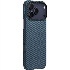 Pitaka Ultra-Slim Case for iPhone 17 Pro Blue/Grey Twill 2
