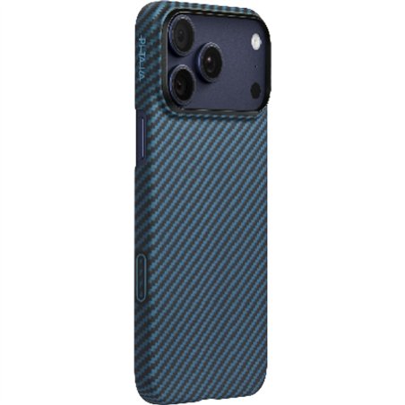 Pitaka Ultra-Slim Case for iPhone 17 Pro Blue/Grey Twill