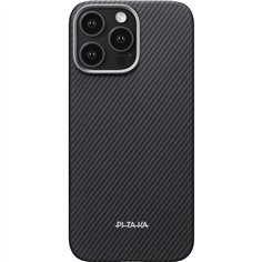 Pitaka MagEZ Case 6 600D for iPhone 16 Pro Black/Grey Twill