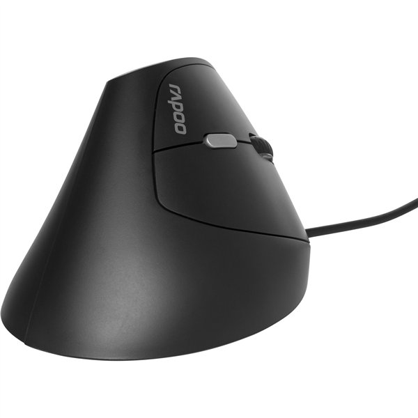 Rapoo EV200 Schwarz Wired Ergonomic Mouse