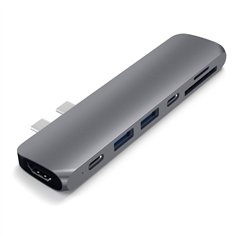 Satechi Type-C Pro Hub con 4K HDMI Space grigio
