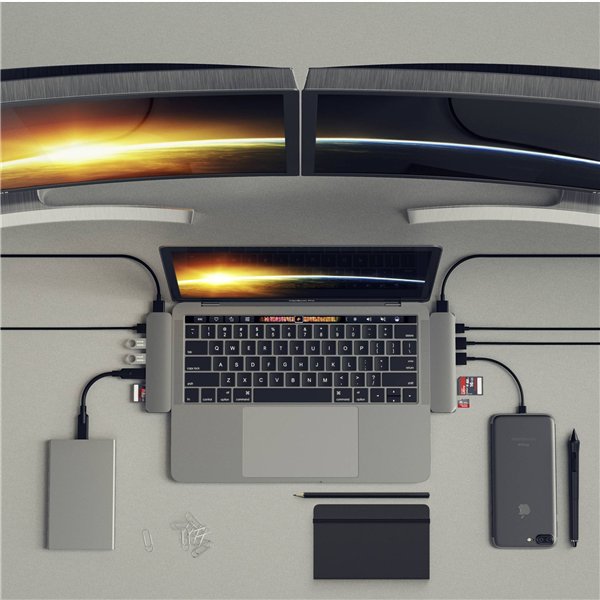 Satechi Type-C Pro Hub con 4K HDMI Space grigio