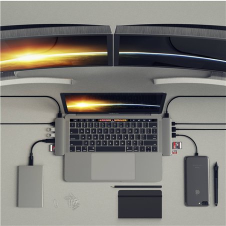 Satechi Type-C Pro Hub con 4K HDMI Space grigio