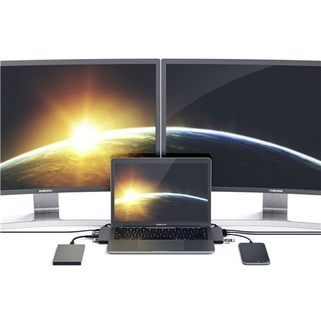 Satechi Type-C Pro Hub con 4K HDMI Space grigio