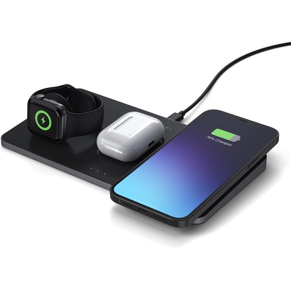Satechi Trio Wireless Charging Pad black