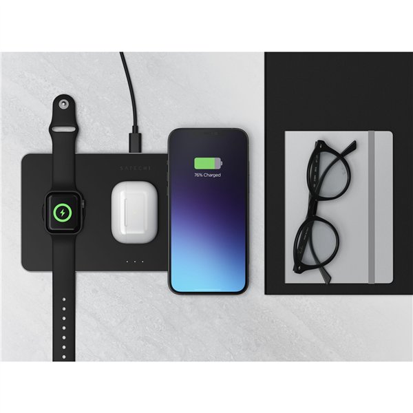 Satechi Trio Wireless Charging Pad black
