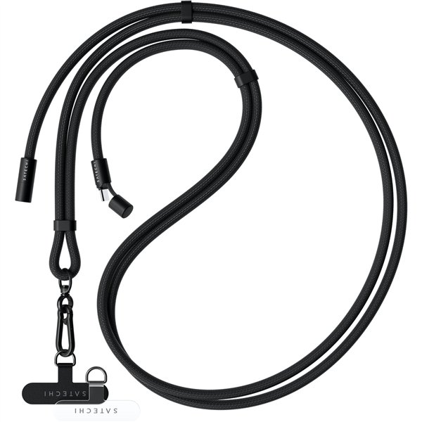 Satechi OntheGo Crossbody Lanyard Cable Black