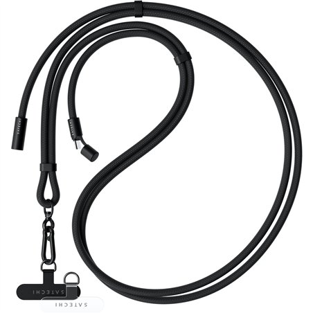 Satechi OntheGo Crossbody Lanyard Cable Black