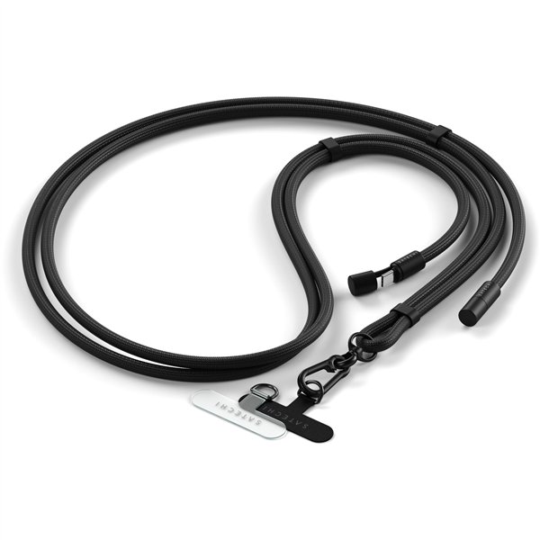 Satechi OntheGo Crossbody Lanyard Cable Black