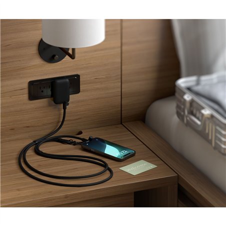 Satechi OntheGo Crossbody Lanyard Cable Black